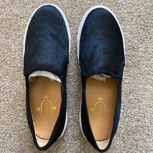 Black slip on sneaker